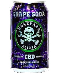 Boneyard Elixir - Boneyard Elixir - 12oz. 25mg CBD - Grape Soda
