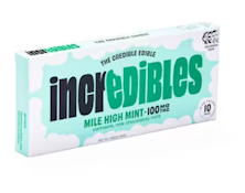 IncrEdibles | Chocolate Bar (10ct) | Mile High Mint | 100mg