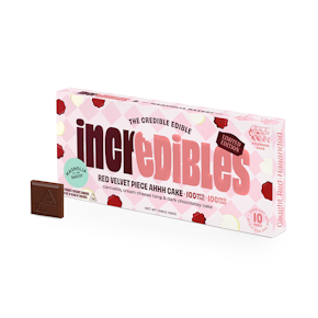 Incredibles | Edible | Chocolate - Red Velvet Cake | 100mg,10