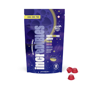 INCREDIBLES - Incredibles | Edible | Gummy - Snoozzzieberry (2:1:1 THC:CBN:CBG) | 200mg,1