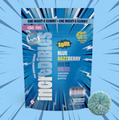 Sour Blue Razzberry 1pc Gummy - 100mg