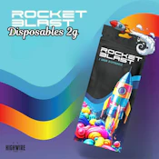Rocket Blast Distillate Disposable Rainbow Drops Pop 2g