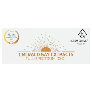 EMERALD BAY EXTRACTS - Emerald Bay Extracts - Full Spectrum RSO - Lifter 25:1 - Syringe - 1G