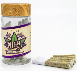 High Five - Blueberry Ice Pop x Blueberry OG x White Truffle 5 Pack Infused Pre Roll - .8G (4G)