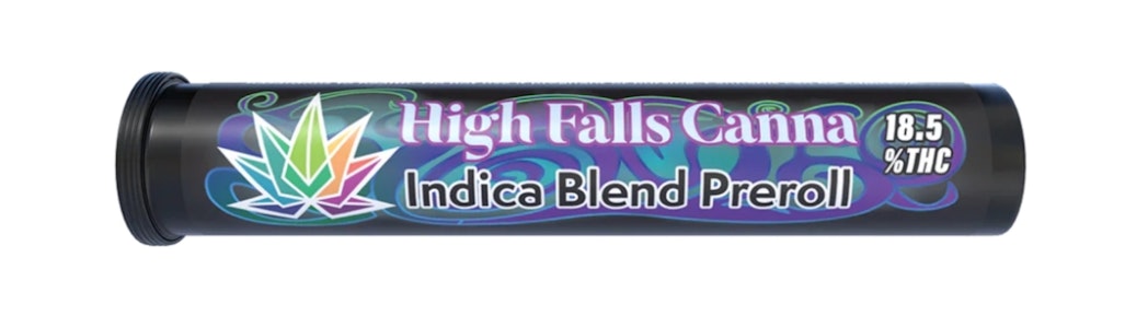 High Falls Canna - High Falls Canna- Indica Blend- 0.7g preroll