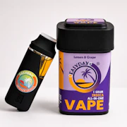 Lemon Grape 1G Indica DISPOSABLE Vape By Easy Day