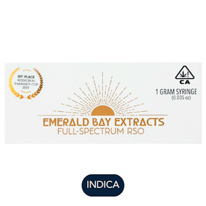 EMERALD BAY EXTRACTS - Emerald Bay Extracts - Full Spectrum RSO - Ice Cream Cake - Syringe - 1G
