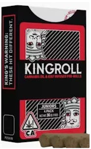 Kingroll JR - [Kingroll Jr] Infused Preroll 4 Pack - 3g - Master Kush x Sky OG (I)
