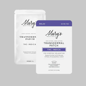 MARY'S MEDICINALS - Mary's Medicinals Relax THC Indica Transdermal Patch 20mg