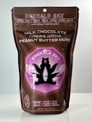 Emerald Sky 10mg Indica Milk Chocolate Peanut Butter Cups (Kiva)