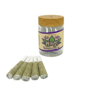 High 5's - High 5's | Alien Tech X Black Zoap  | 4G/5pk infused indica pre-rolls