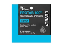 Level | Protab 100mg Indica | 1-Piece $5 pk