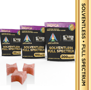 Arcadia Brands - 2pk 40mg Solventless Singles Gummies - Indica
