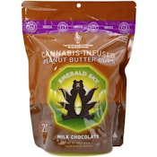 Peanut Butter Cups Indica 100mg 20 Pack - Emerald Sky