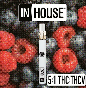 In-House - Wild Berry THC:THCV Disposable Pen - 1g
