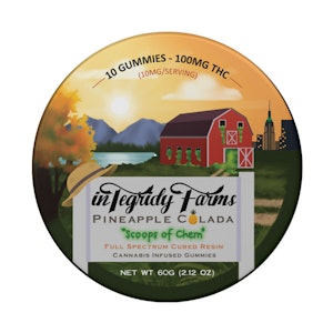 Integrity Farms - Integrity Farms | Pineapple Colada | 100MG