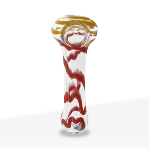 Biohazard - Biohazard - 4 in. Thick Candy Cane Spoon Hand Pipe