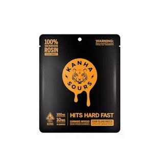 KANHA - [KANHA] ROSIN GUMMY - 100 MG -  NANO - SOUR ISLAND BREEZE (S)