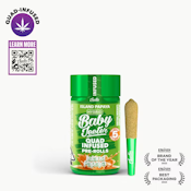 Jeeter - Pre Roll Pack - Infused Baby Jeeter - Hybrid - Island Papaya - (2.5g total) 5 Pack