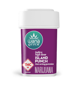 WANA - WANA QUICK ISLAND PUNCH INDICA GUMMY 300MG