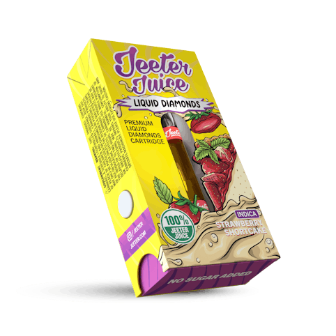 Jeeter - Jeeter Juice Liquid Diamonds 1g Vape Cartridge- Strawberry Shortcake