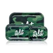 Hemper - It‘s Lit Green Camouflage Rolling Tray