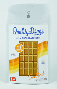 QUALITY DRUGS - Quality Drugs 1:1 Salted Milk Chocolate Bar