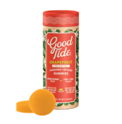 Good Tides Grapefruit THC : CBD : CBC Solventless Hash Gummies 100mg