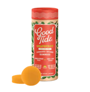 Good Tides Grapefruit THC : CBD : CBC Solventless Hash Gummies 100mg