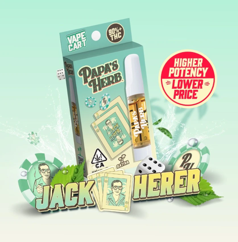 Papa's Herb - Papa's Herb - Jack Herer - 1g Vape Cart Main Image