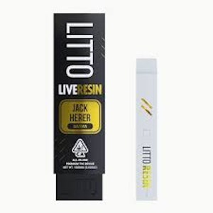LITTO - Litto - Jack Herer Live Resin All in One Cartridge 1g