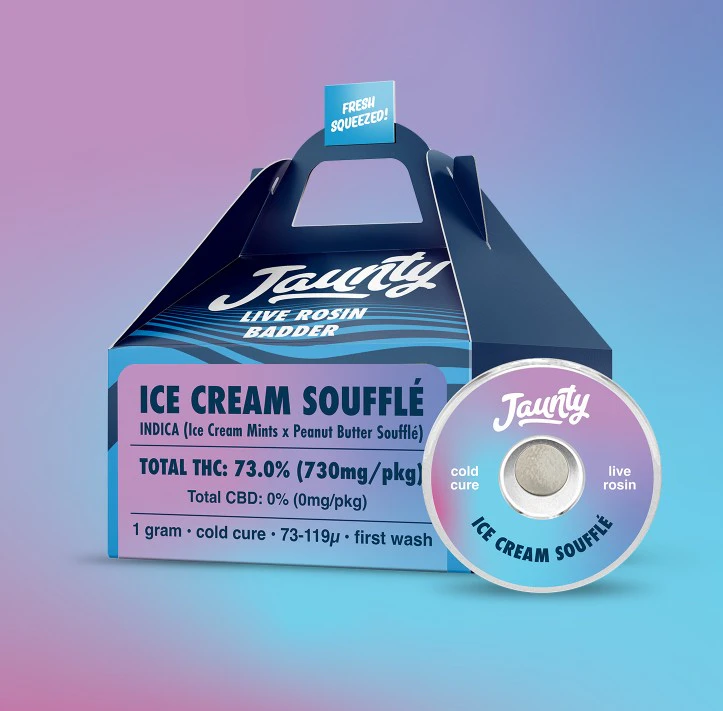 Jaunty - Jaunty | Concentrates | Badder | Live Rosin Badder - Ice Cream Souffle | 1g Main Image