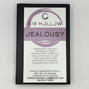 518 Hollow - Jealousy - 31% THC - 0.5g x 5pk - Preroll 
