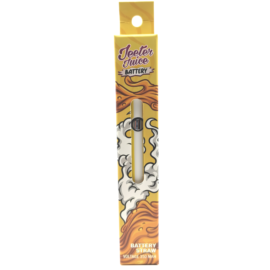 jeeter disposable vape - 510 Straw Battery - Yellow & White Medium Potency Size:10 Packs 10mg Grape Ice RAZ LTX 25K 0%