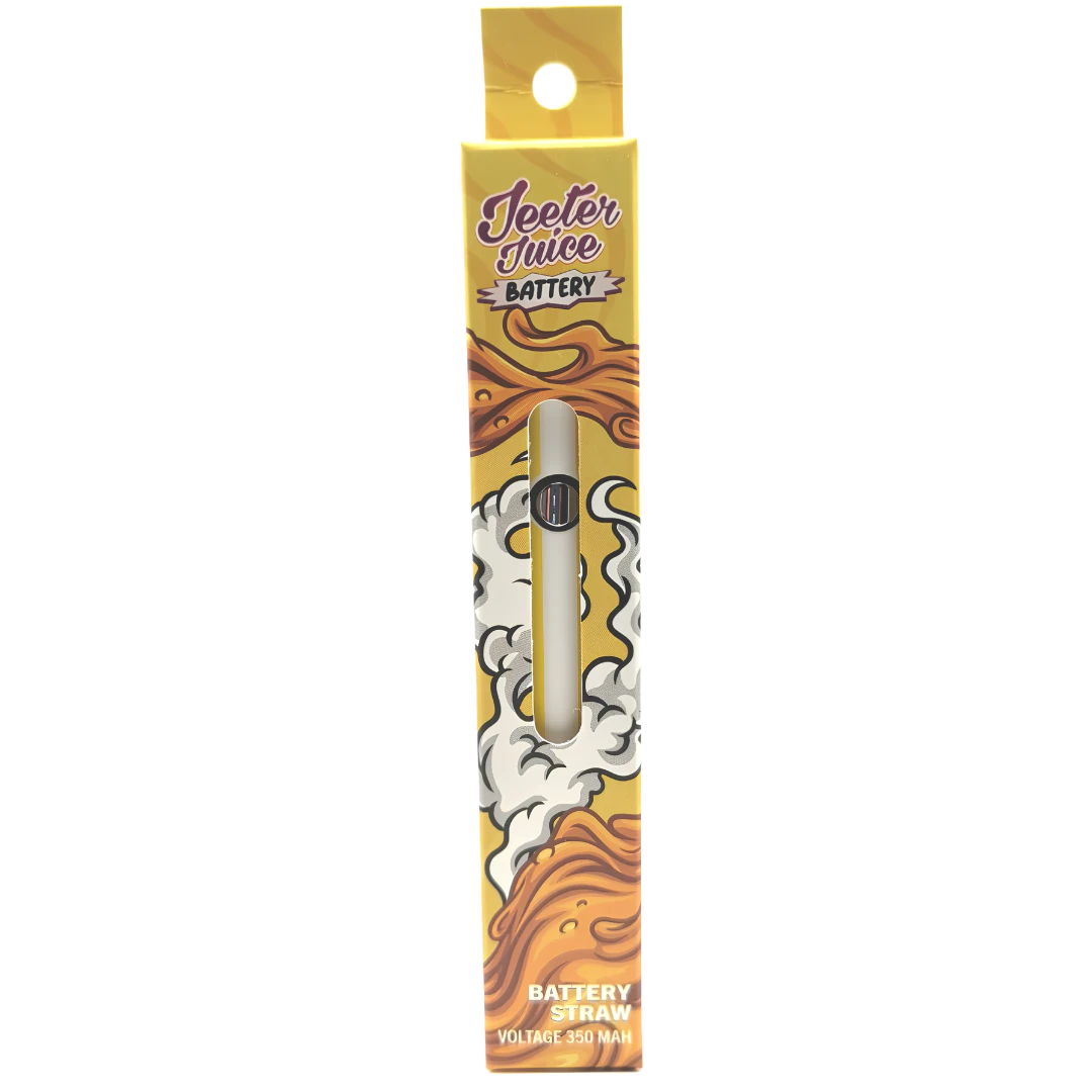 Jeeter - Jeeter - 510 Straw Battery - Yellow & White Main Image