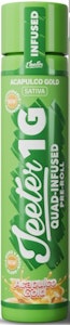 JEETER -  Jeeter-Acapulco Gold-Infuse Liquid Diamonds-Infuse Pre Roll-Sativa-Kief-37.4%-1G