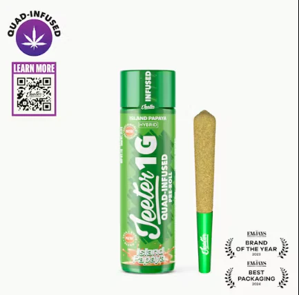 Jeeter - Jeeter Infused Preroll 1g Island Papaya Main Image