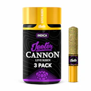 Jeeter Cannon - 3pk Live Resin Infused Prerolls - Indigo