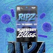 RIPZ | Blueberry Bliss | THC Gummies | 200mg