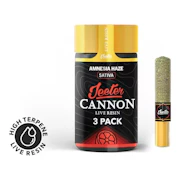 Jeeter | Amnesia Haze | Live Resin Infused Baby Cannons 3pk | 1.5g