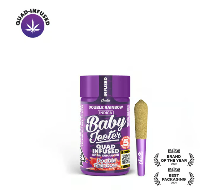 Jeeter - Double Rainbow Baby Jeeter 5pk Pre-Rolls - 2.5g Main Image
