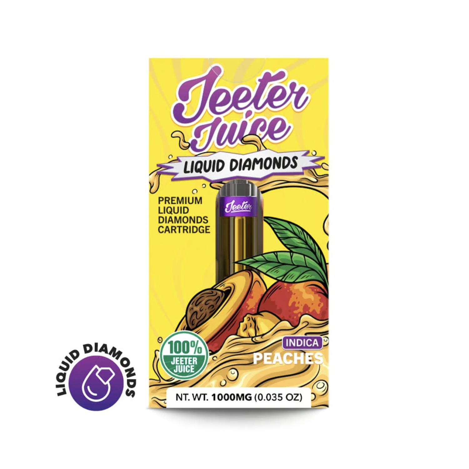 Jeeter Juice Peaches Liquid Diamonds Cartridge 1.0g