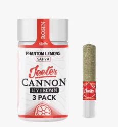 Jeeter - Jeeter | Phantom Lemons | Live Rosin Infused Baby Cannons 3pk | 1.5g Main Image