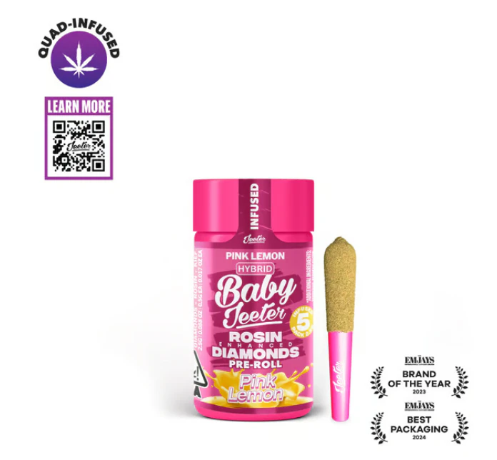 Jeeter - Pink Lemon Baby Jeeter 5pk Pre-Rolls - 2.5g Main Image