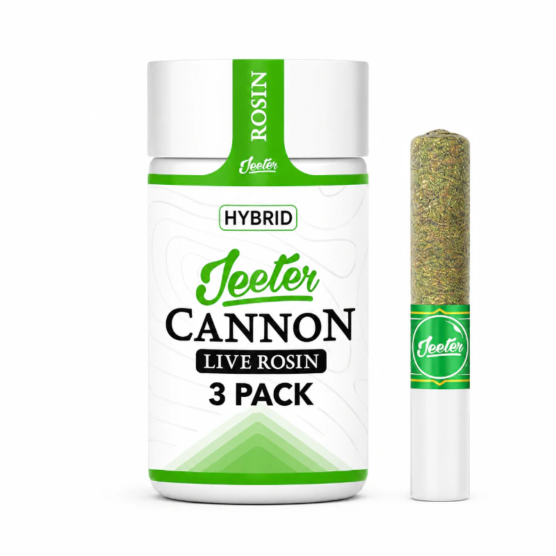 Jeeter - Jeeter Cannon - 3pk Live Rosin Infused Prerolls - Jungle Fire Main Image