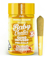 Baby Jeeter | Orange Daiquiri | Rosin Enhanced Diamond Pre-Roll 5pk | 2.5g