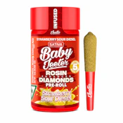 Jeeter | Strawberry Sour Diesel | Quad Infused | Baby Jeeter | 5pk