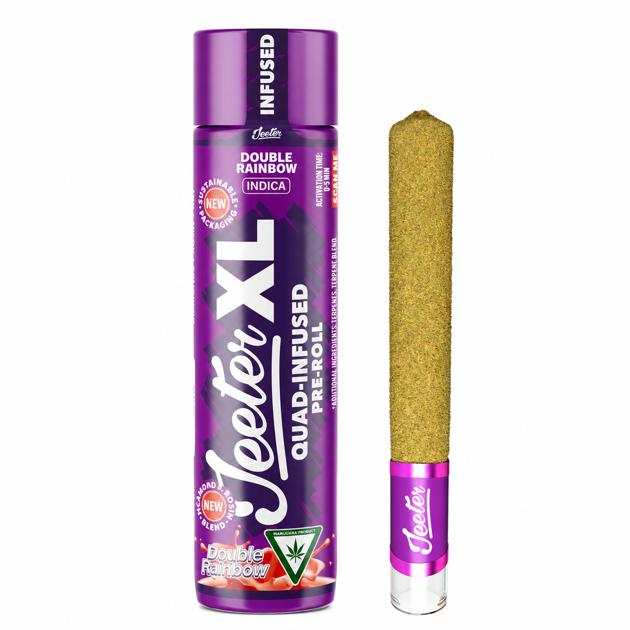 Jeeter | XL | Double Rainbow | Quad Infused | 2g