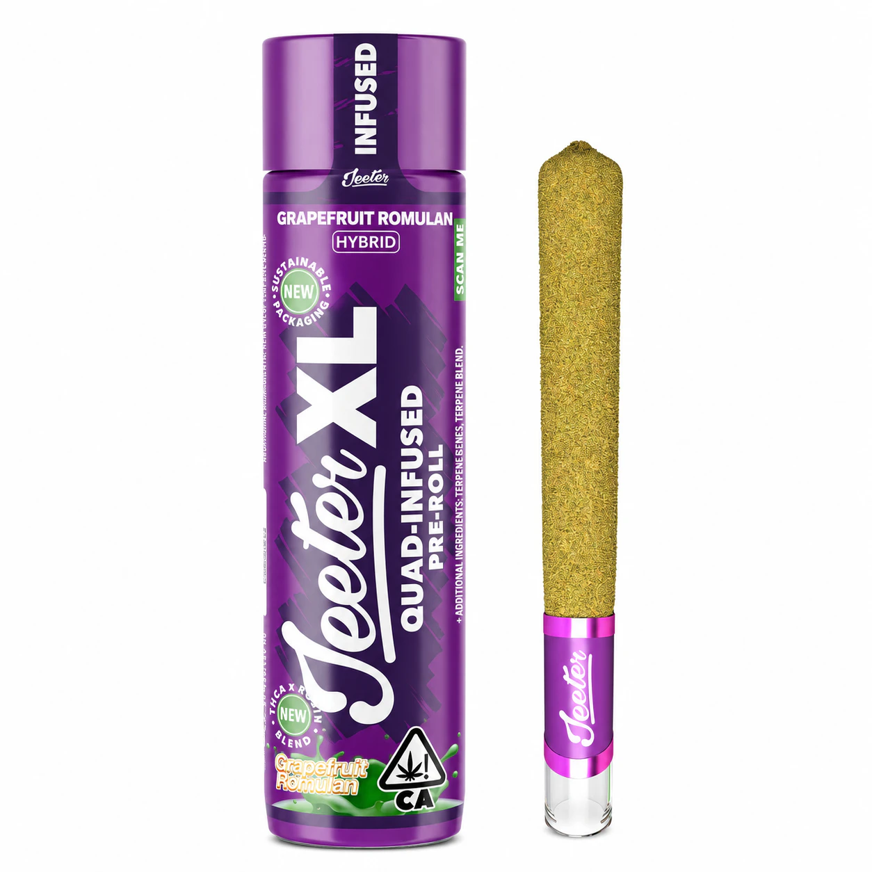Jeeter - Jeeter | XL | Grapefruit Romulan | Quad Infused | 2g Main Image