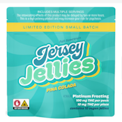 Jersey Jellies | Pina Colada | Cured Resin Gummies | 10pk/100mg